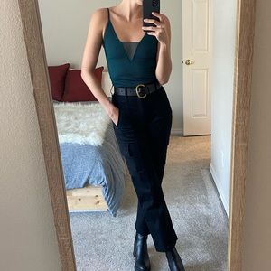Dark Teal Free People Tank